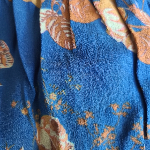 Let Me Be
Multi Floral Ruffle Silk Maxi Dress | S - Picture 9 of 9